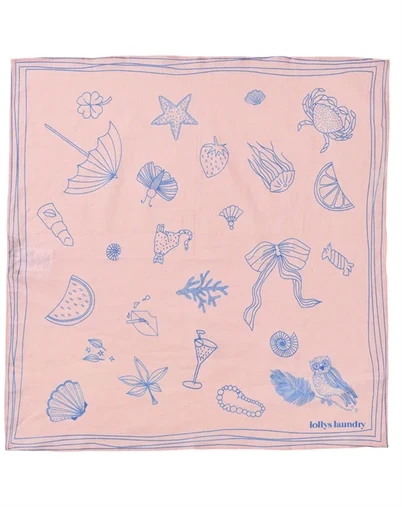 Lollys Laundry - HunterLL Tørklæde - Light Pink
